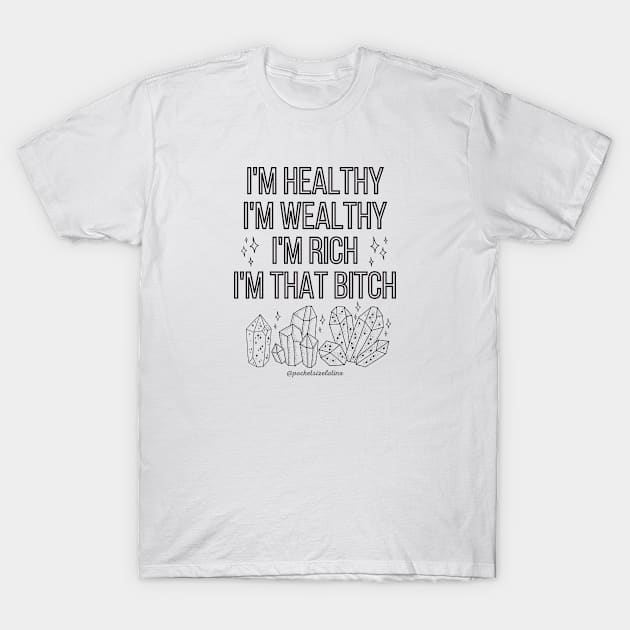 I'm, Positive Affirmations T-Shirt by Pocket Size Latinx
